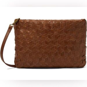 NWOT Madewell Puffy Woven Leather Crossbody